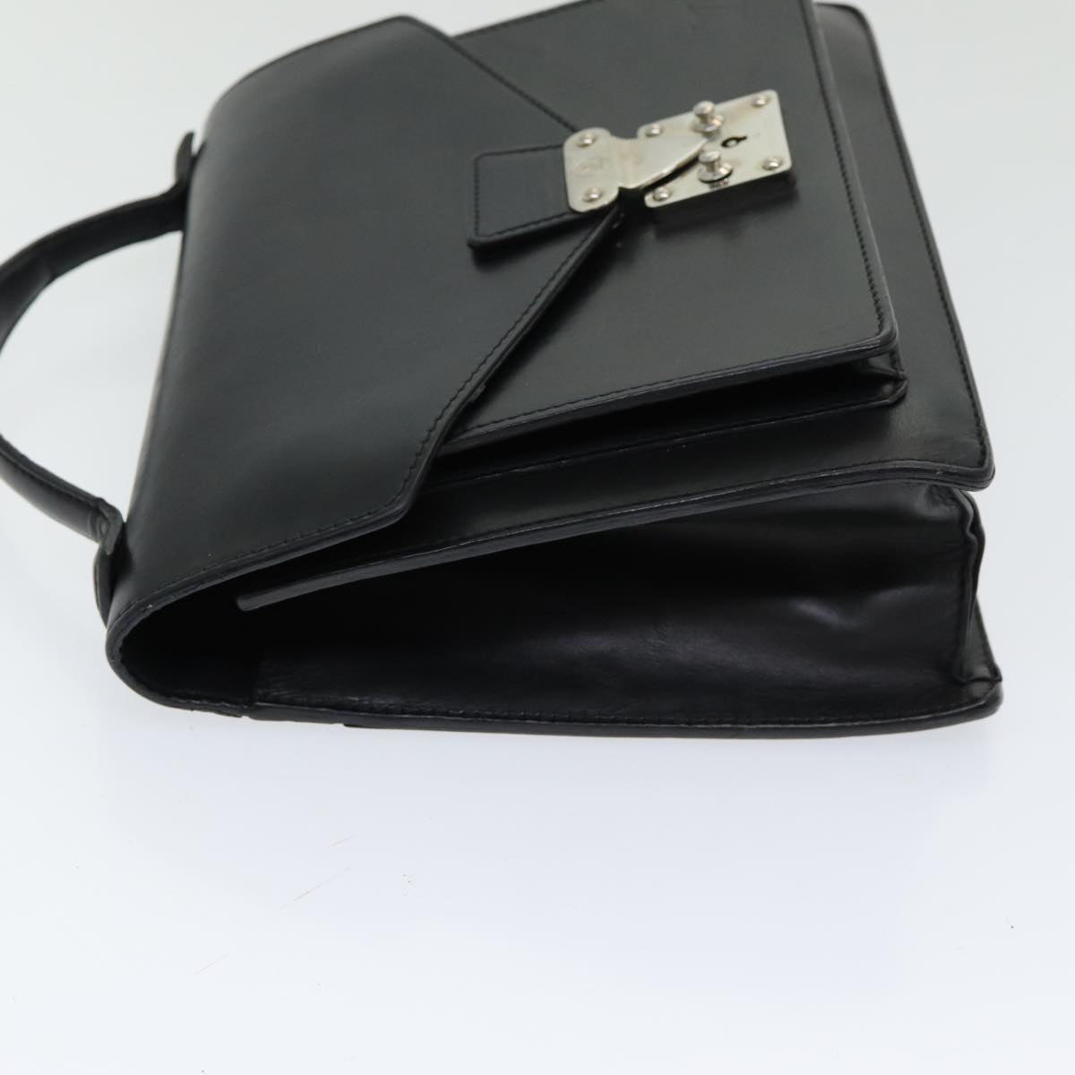 Louis Vuitton Monceau Black Leather Handbag