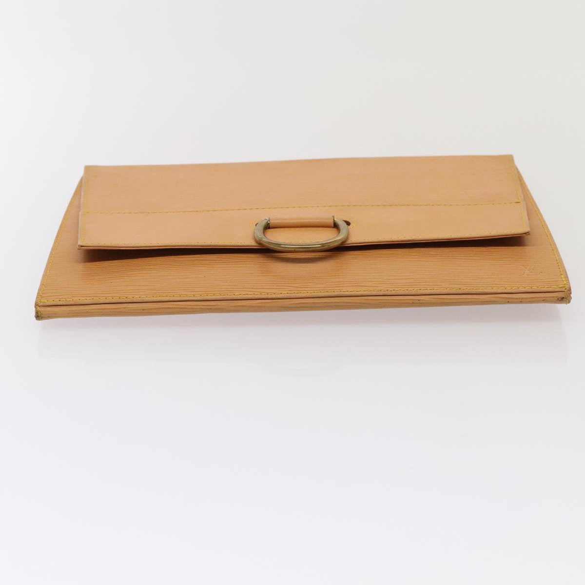 Louis Vuitton Jena Beige Leather Clutch Bag