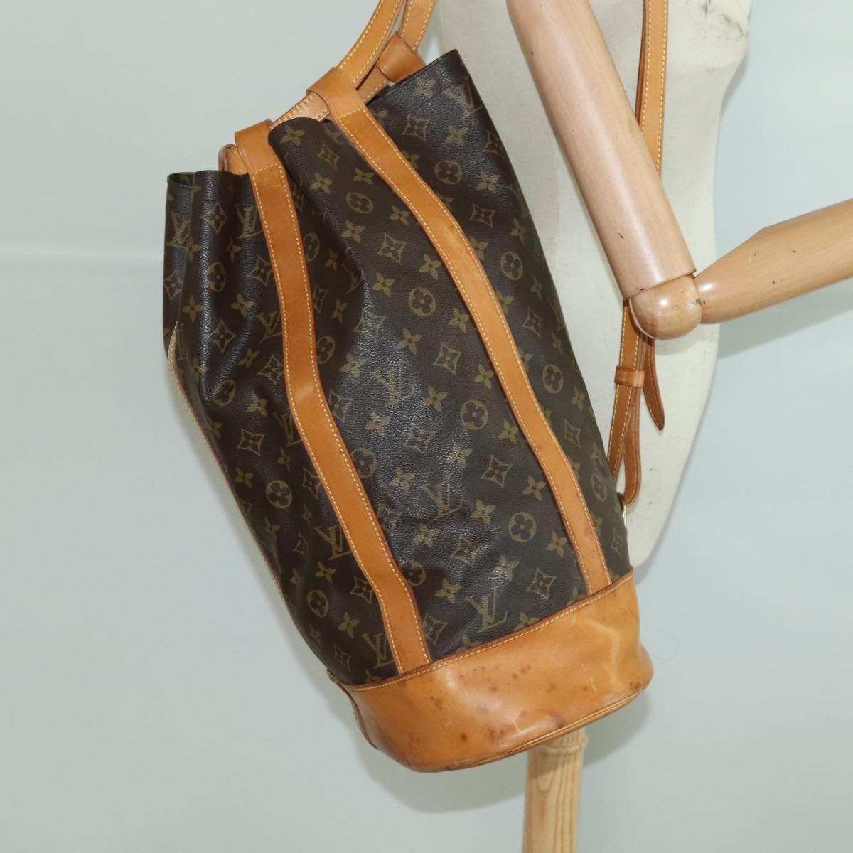 Louis Vuitton Randonnée Brown Canvas Shoulder Bag