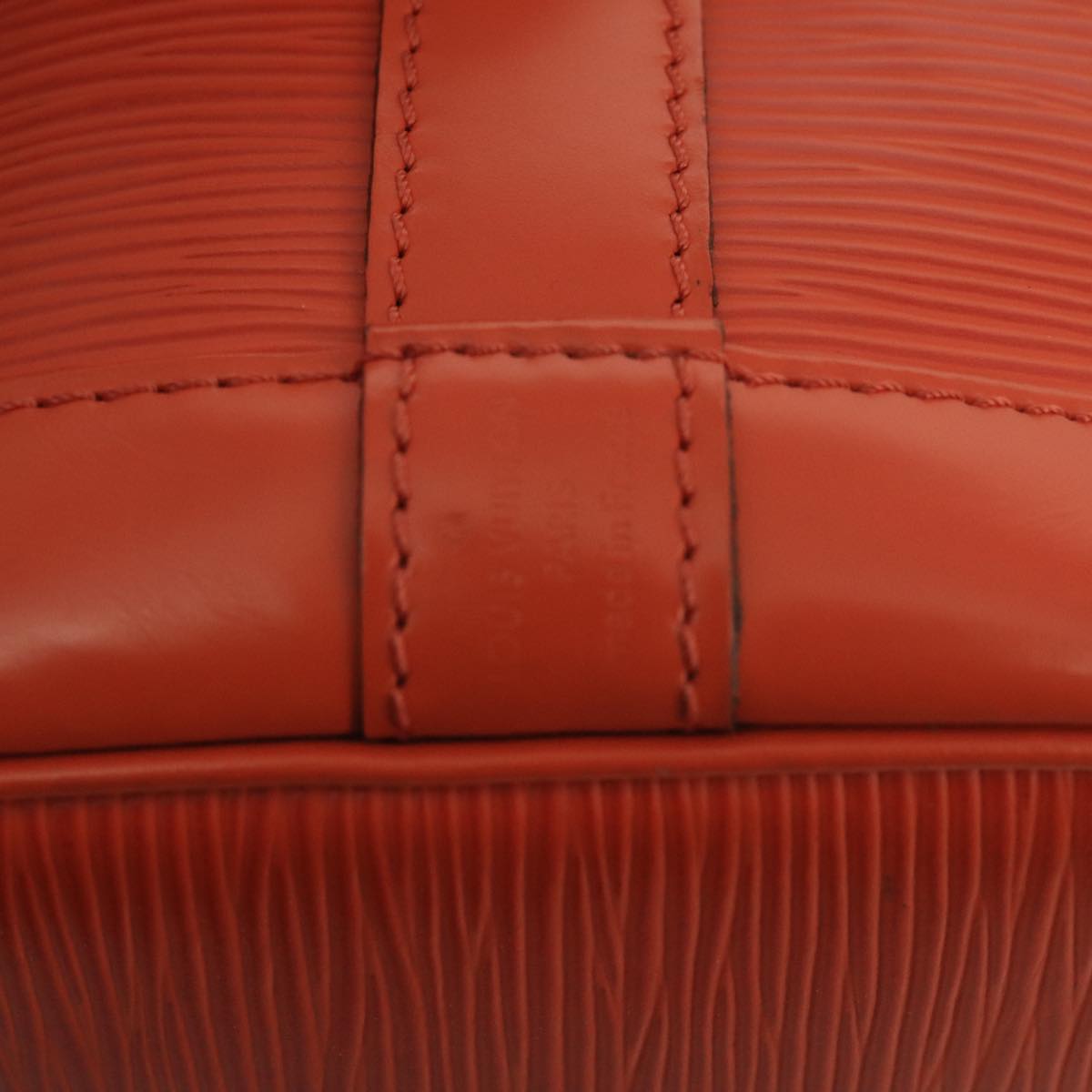 Louis Vuitton Noé Bb Orange Leather Shoulder Bag