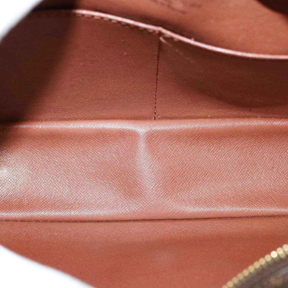 Louis Vuitton Compiegne 28 Brown Canvas Clutch Bag