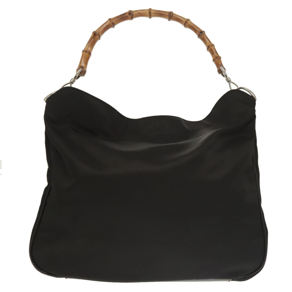 Gucci Bamboo Black Synthetic Handbag