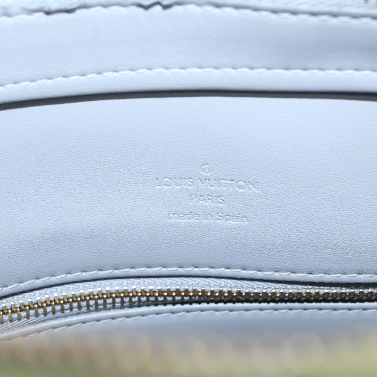 Louis Vuitton Houston Green Patent Leather Handbag