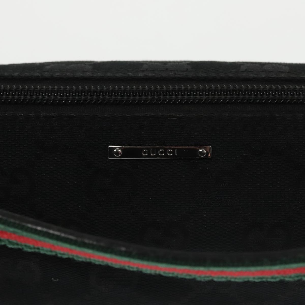 Gucci Ophidia Black Canvas Handbag