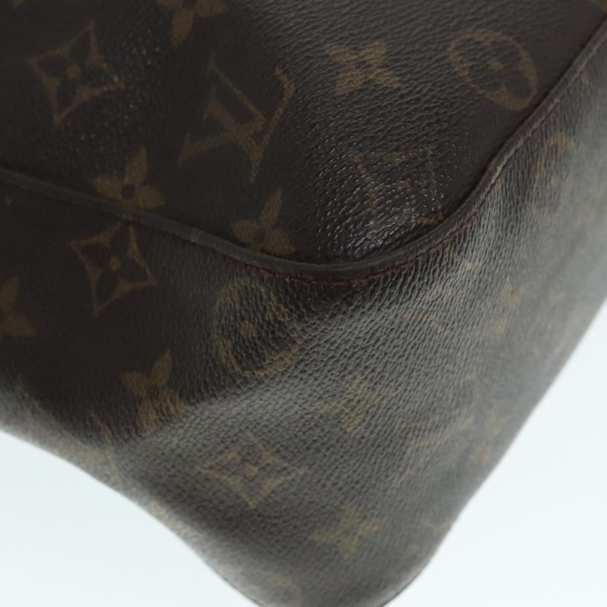 Louis Vuitton Looping Brown Canvas Shoulder Bag