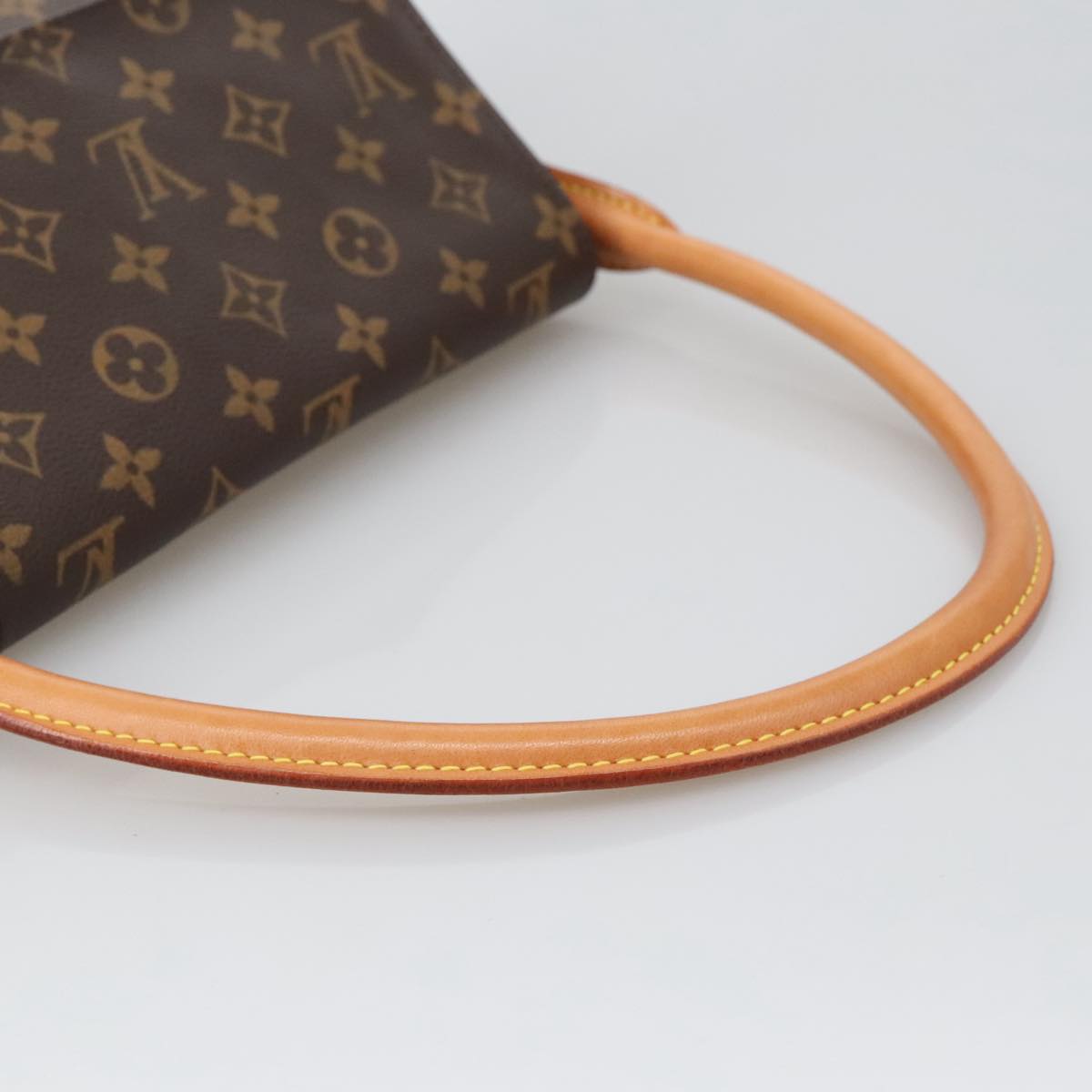 Louis Vuitton Mini Looping Brown Canvas Shoulder Bag