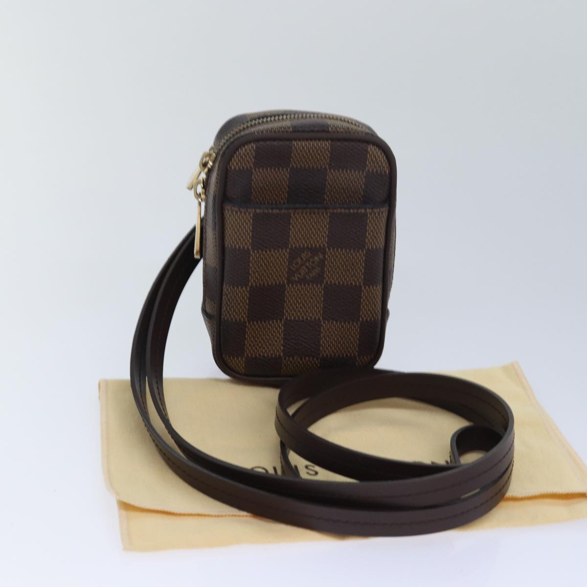 Louis Vuitton Okapi Brown Canvas Clutch Bag