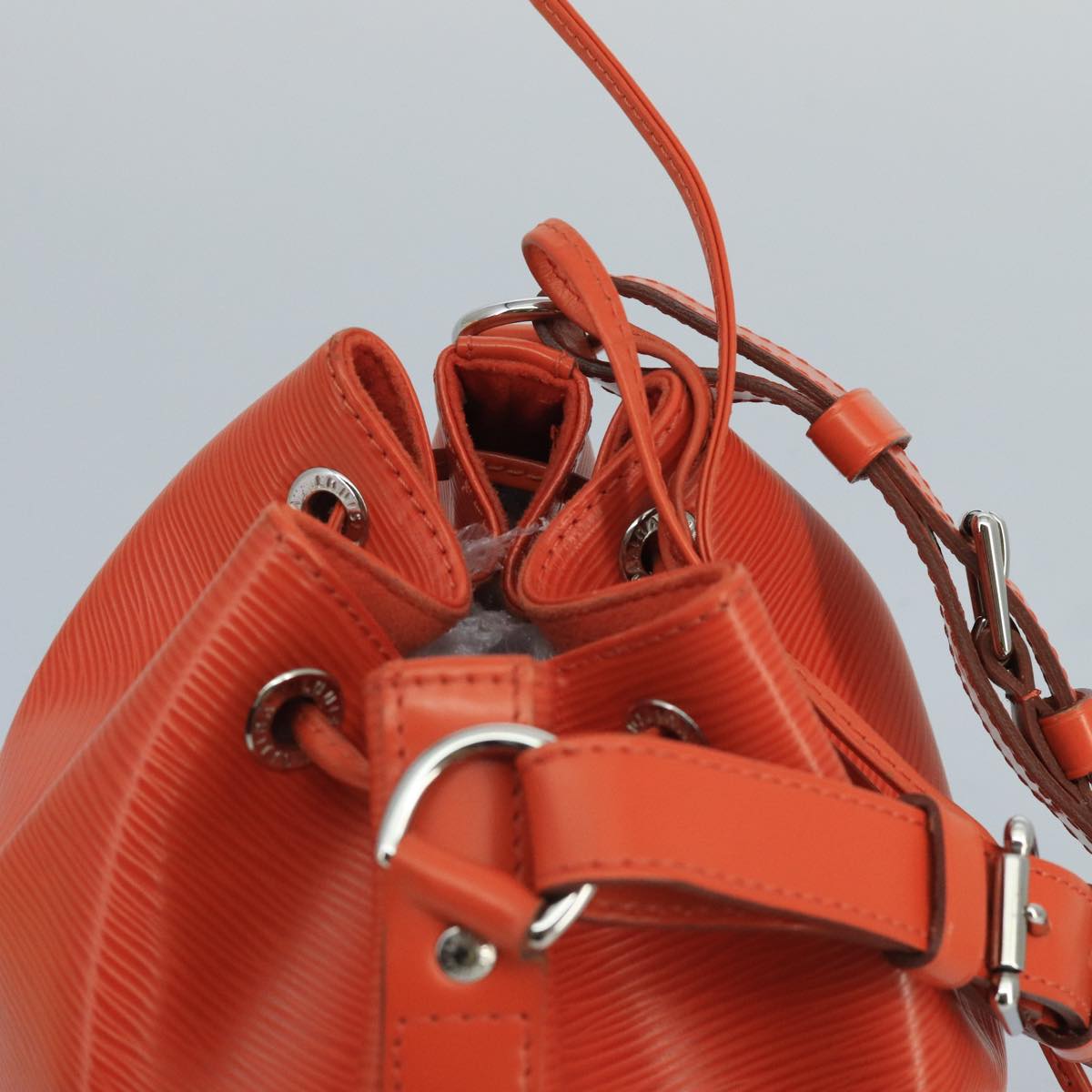 Louis Vuitton Noé Bb Orange Leather Shoulder Bag