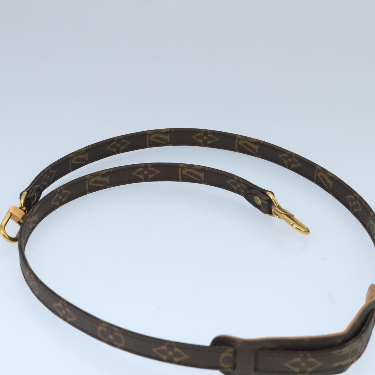 Louis Vuitton Shoulder Strap Brown Canvas Bag Jewelry