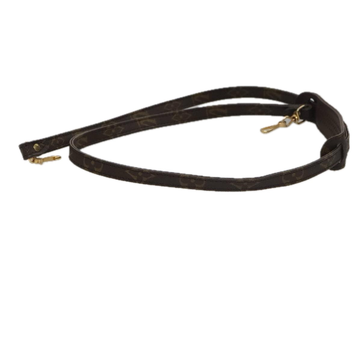Louis Vuitton Shoulder Strap Brown Canvas Bag Jewelry