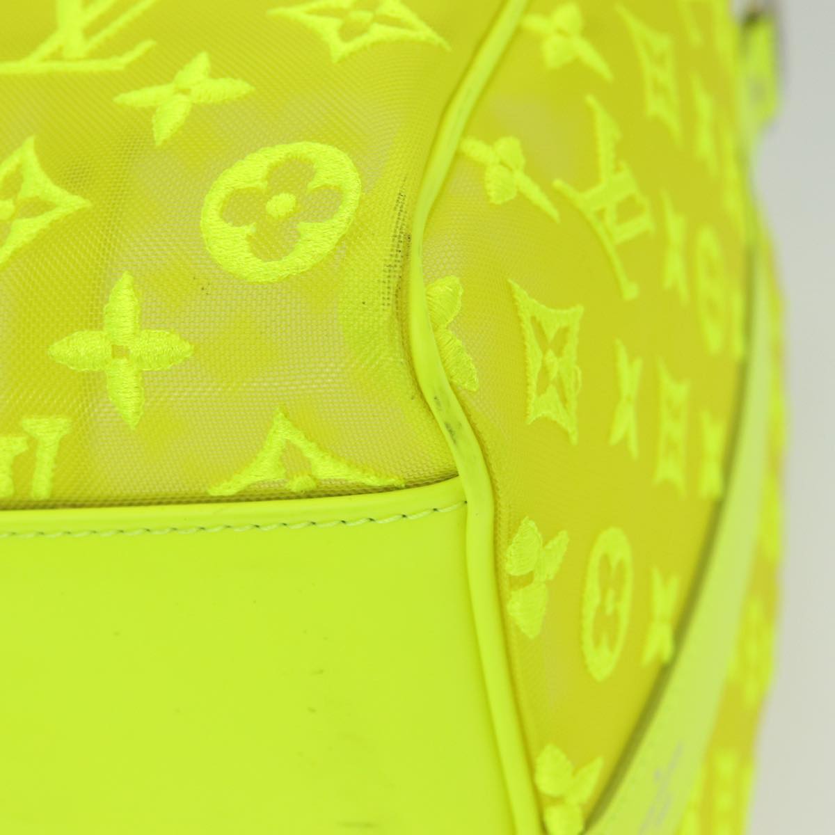 Louis Vuitton Keepall Bandouliere 50 Yellow Canvas Travel Bag