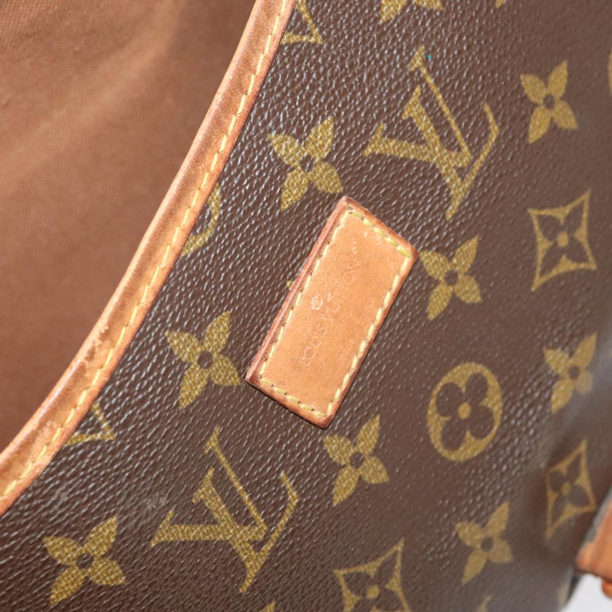 Louis Vuitton Saumur 35 Brown Canvas Shoulder Bag