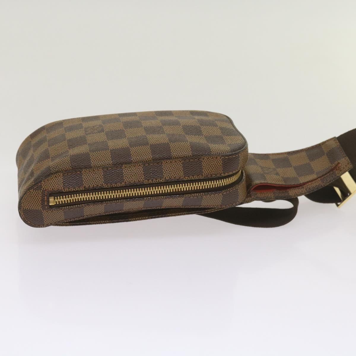 Louis Vuitton Geronimos Brown Canvas Shoulder Bag