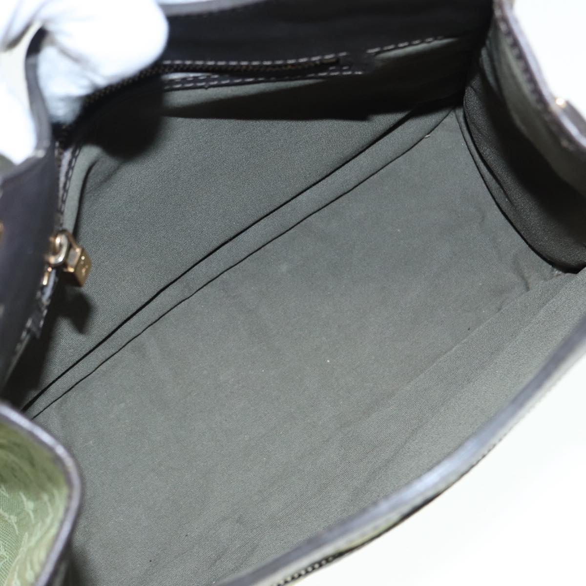 Louis Vuitton Suck Polosion Khaki Canvas Handbag