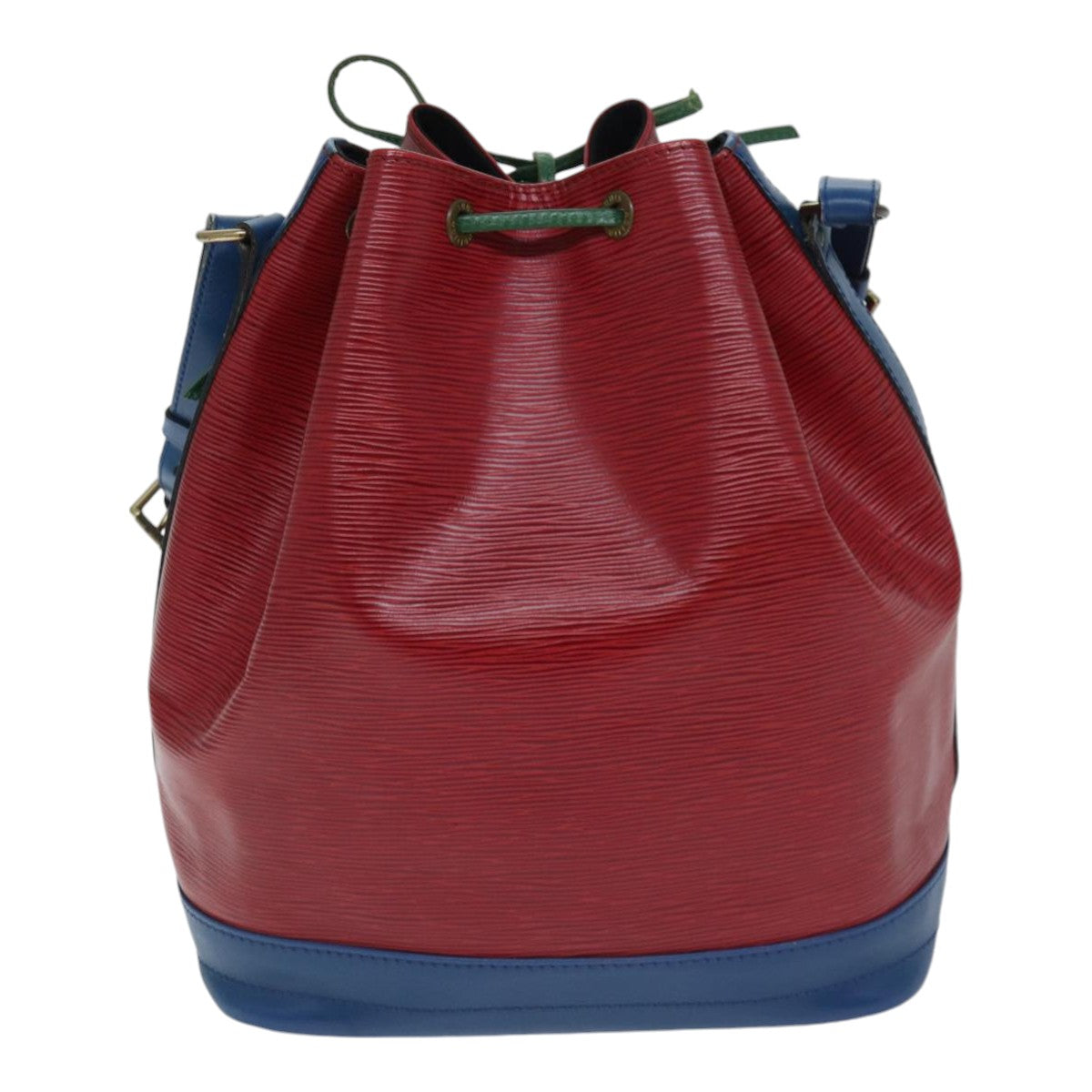 Louis Vuitton Noe Tricolore Red Leather Shoulder Bag