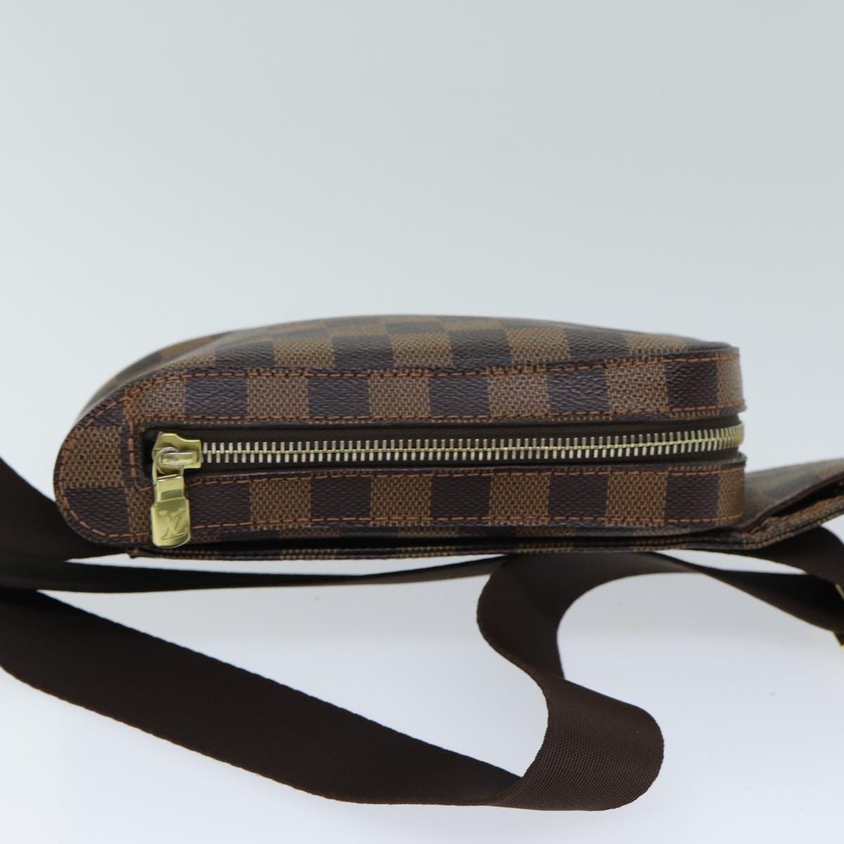 Louis Vuitton Geronimos Brown Canvas Shoulder Bag