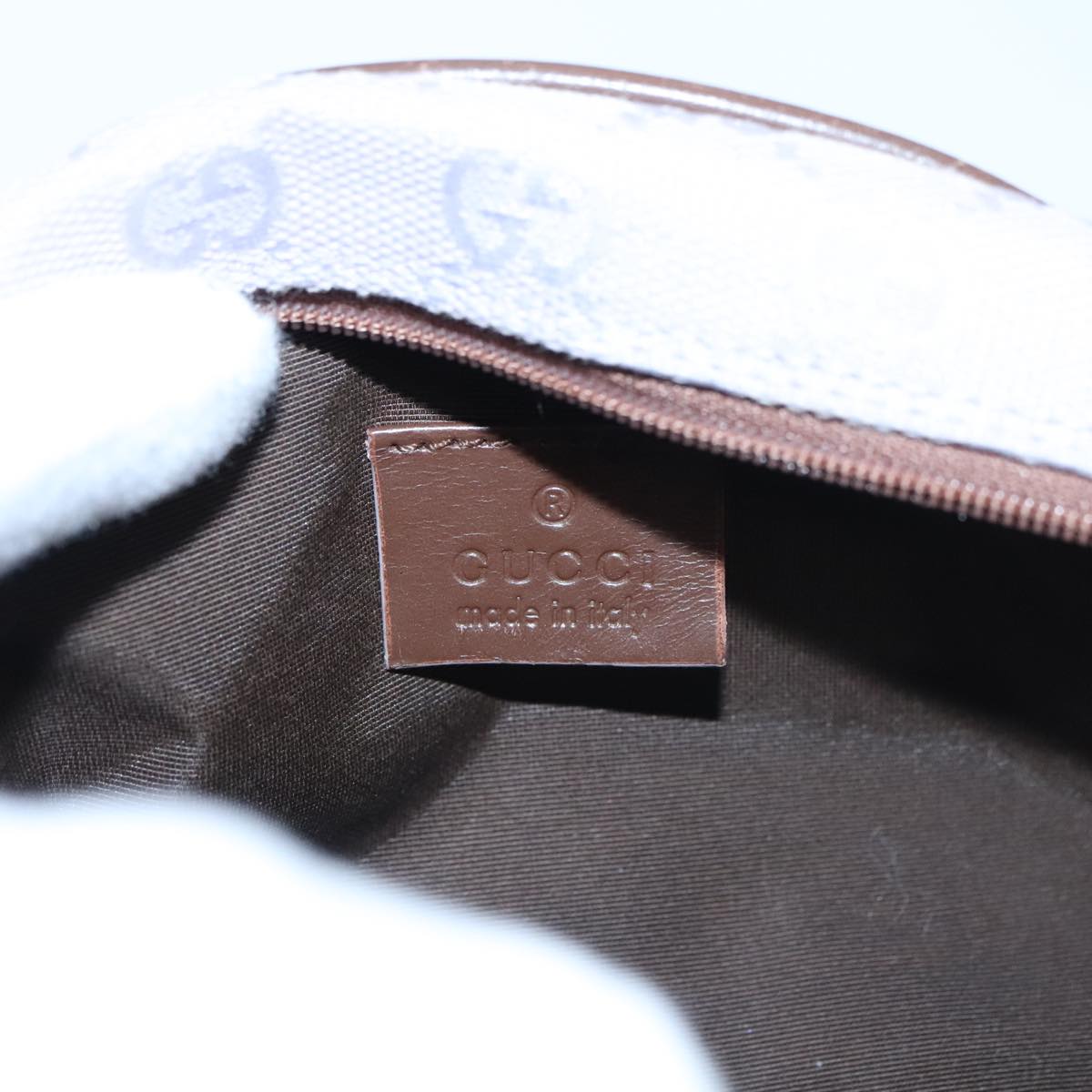 Gucci Gg Canvas Purple Canvas Shoulder Bag