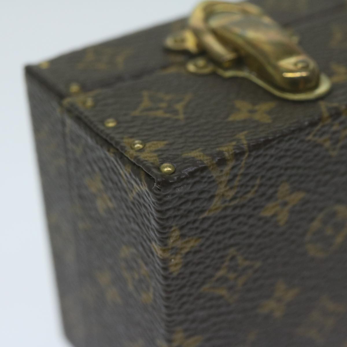 Louis Vuitton Jewelry Case Brown Canvas Jewelleryset Jewelry