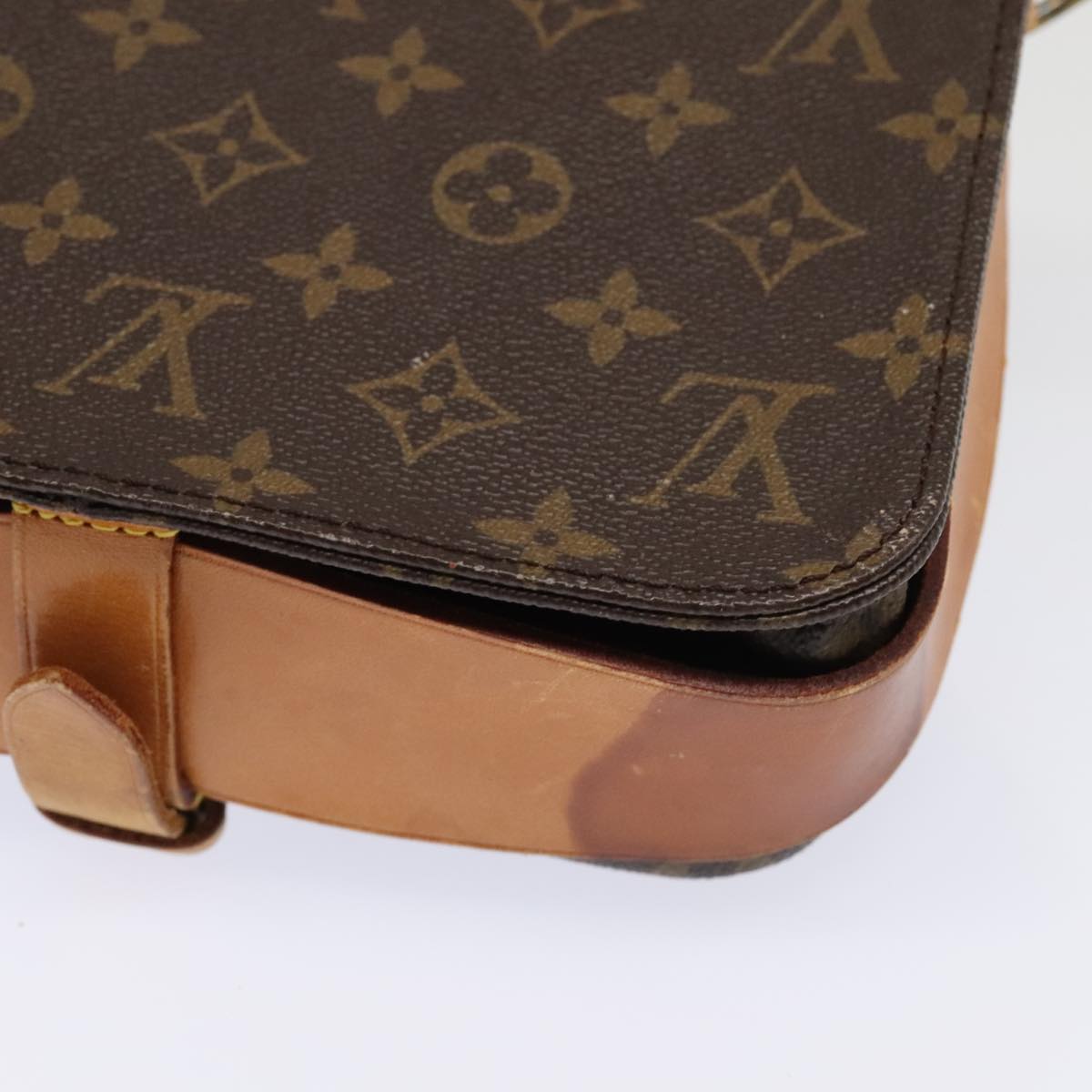 Louis Vuitton Cartouchière Brown Canvas Shoulder Bag