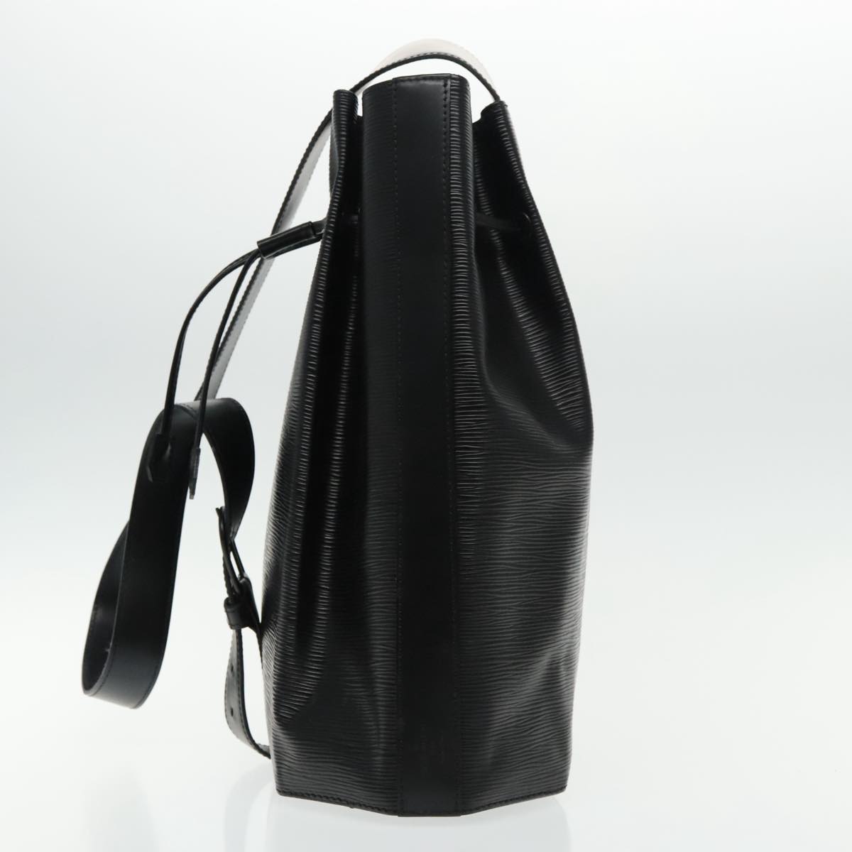 Louis Vuitton Sac A Dos Black Leather Shoulder Bag