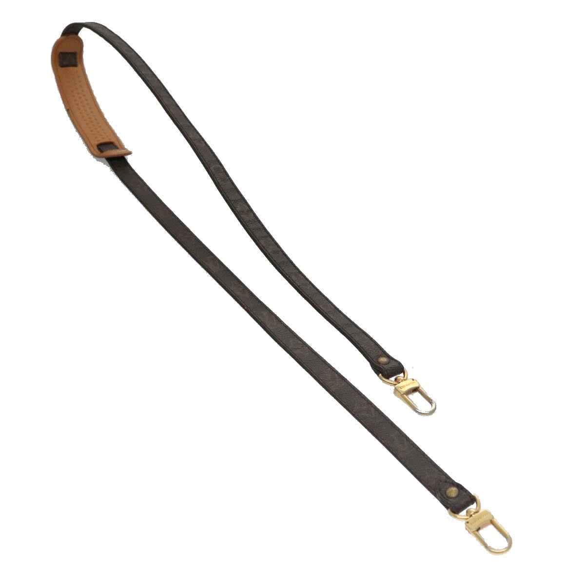 Louis Vuitton Shoulder Strap Brown Canvas Bag Jewelry