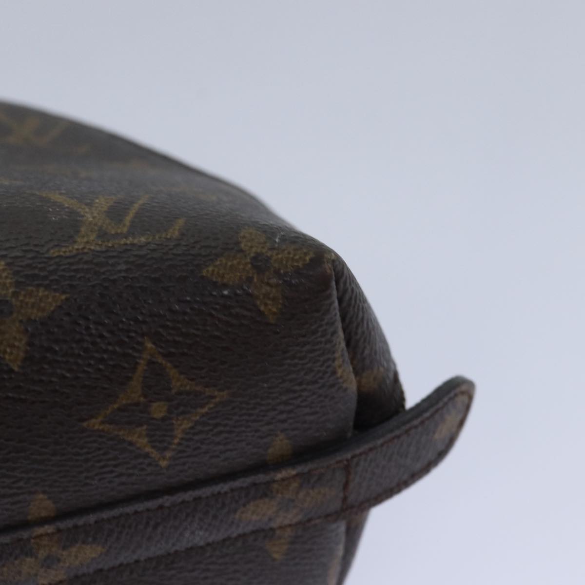 Louis Vuitton Demi Ronde Brown Canvas Clutch Bag