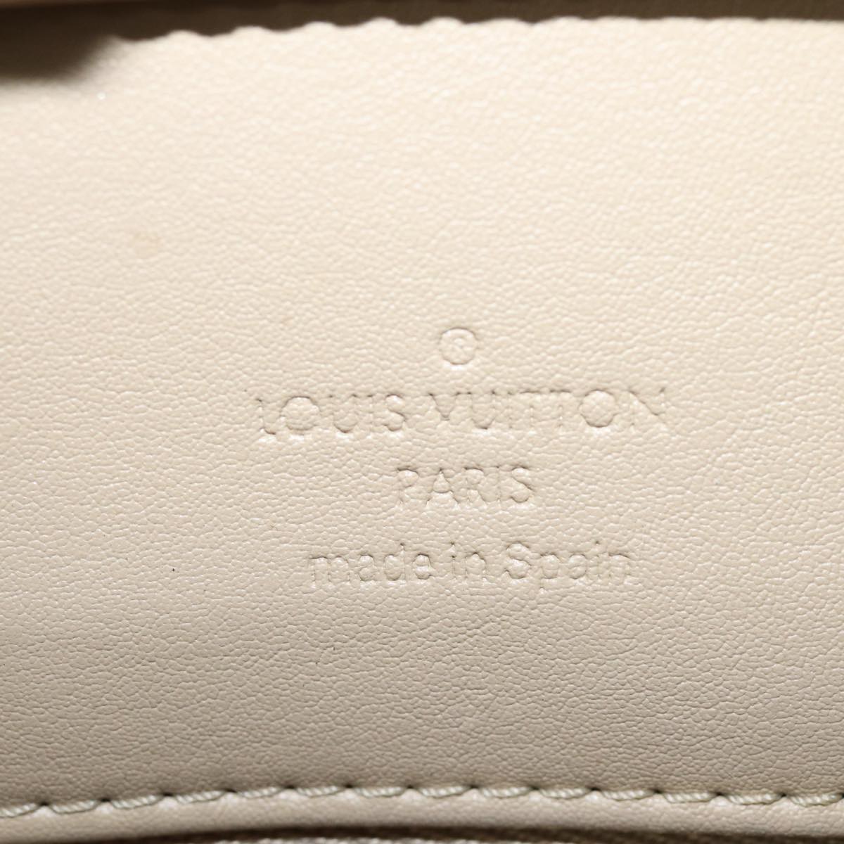 Louis Vuitton Houston Beige Patent Leather Handbag