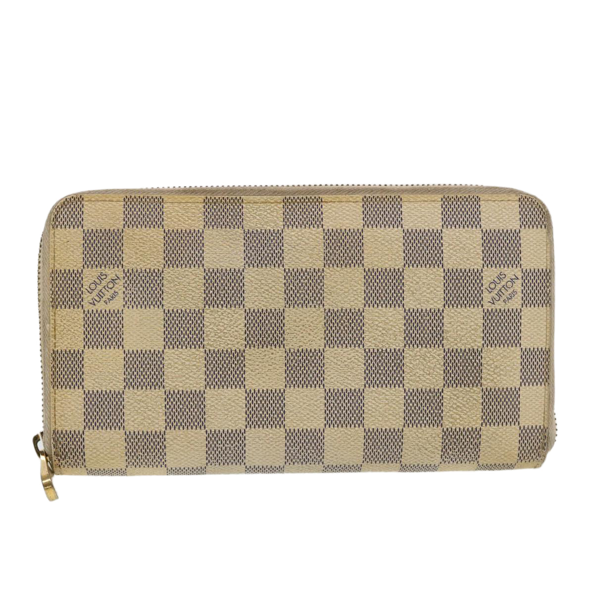 Louis Vuitton Zippy Organizer White Canvas Wallet