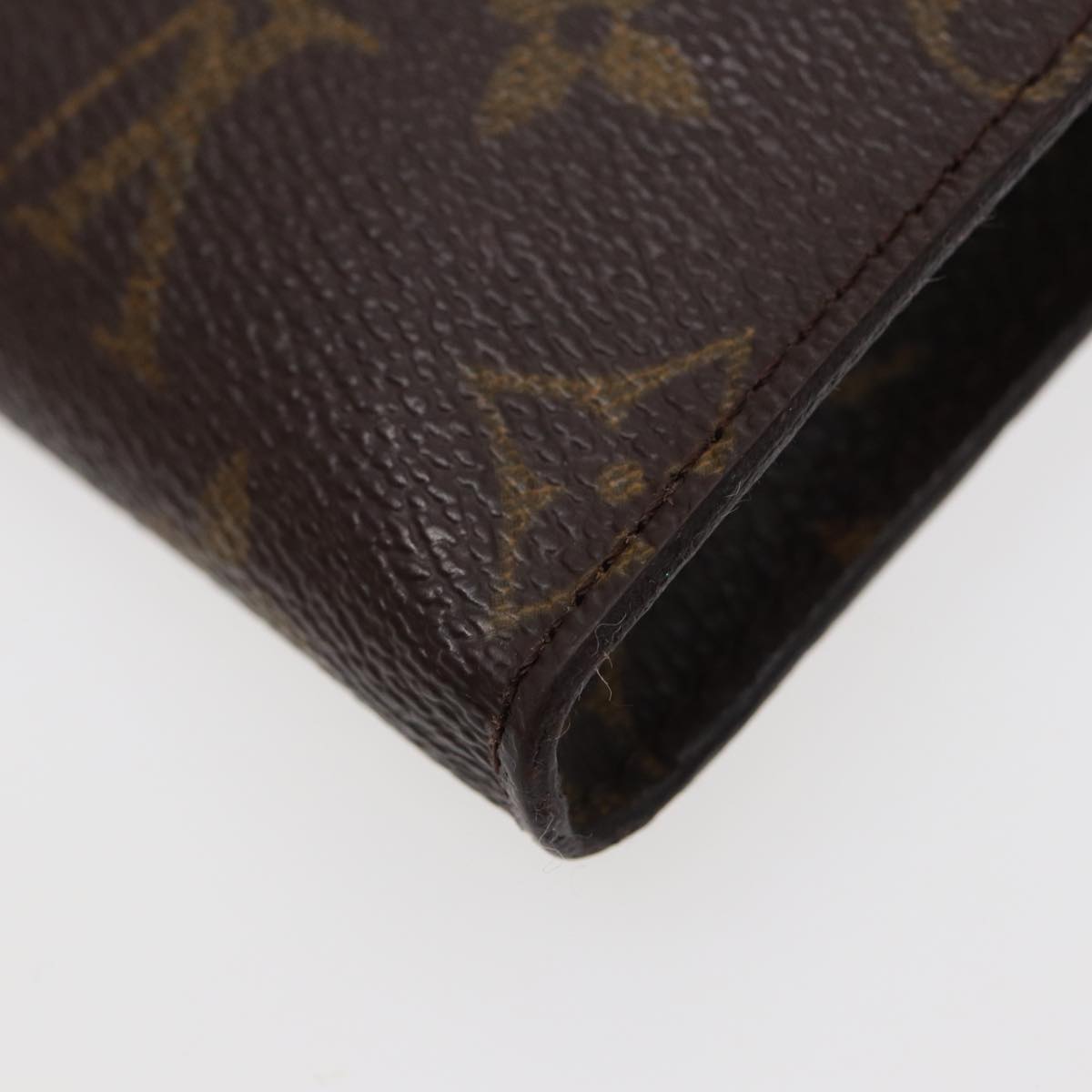 Louis Vuitton Bucket Pm Brown Canvas Clutch Bag