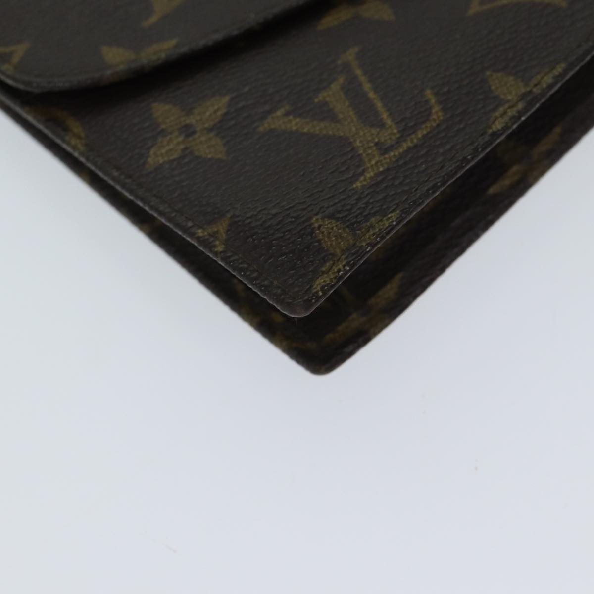 Louis Vuitton Pochette Rabat Brown Canvas Clutch Bag