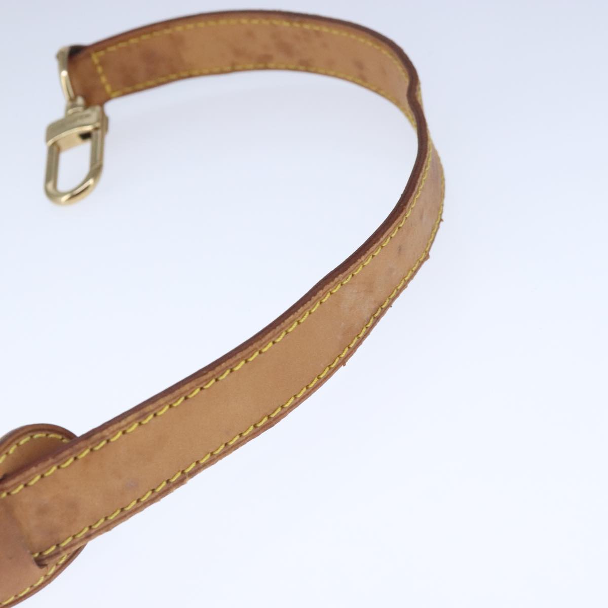 Louis Vuitton Shoulder Strap Beige Leather Bag Jewelry