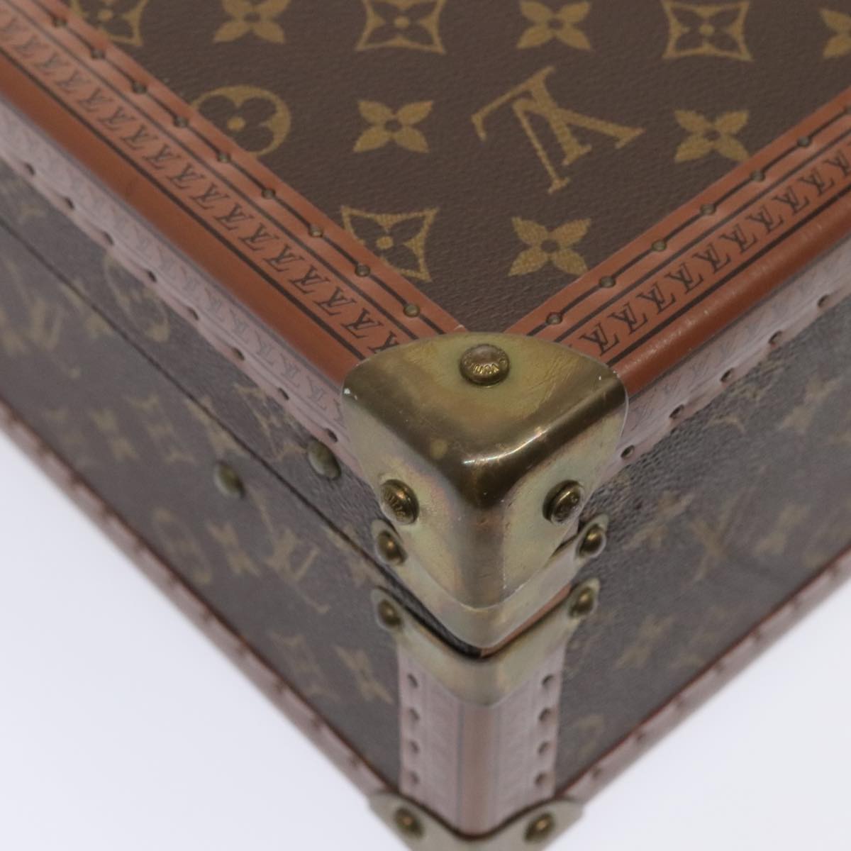 Louis Vuitton Cotteville Brown Canvas Travel Bag