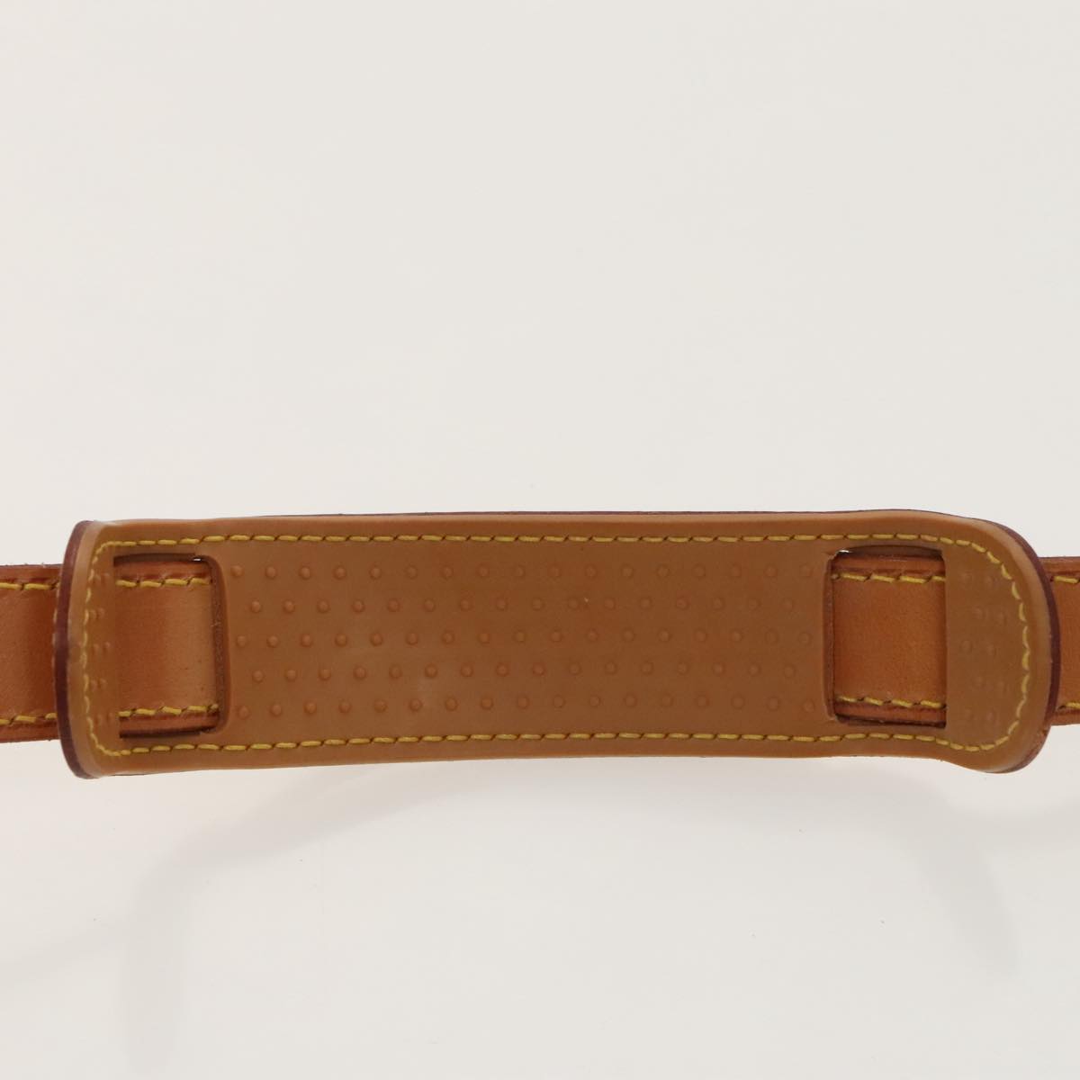 Louis Vuitton Shoulder Strap Beige Leather Bag Jewelry