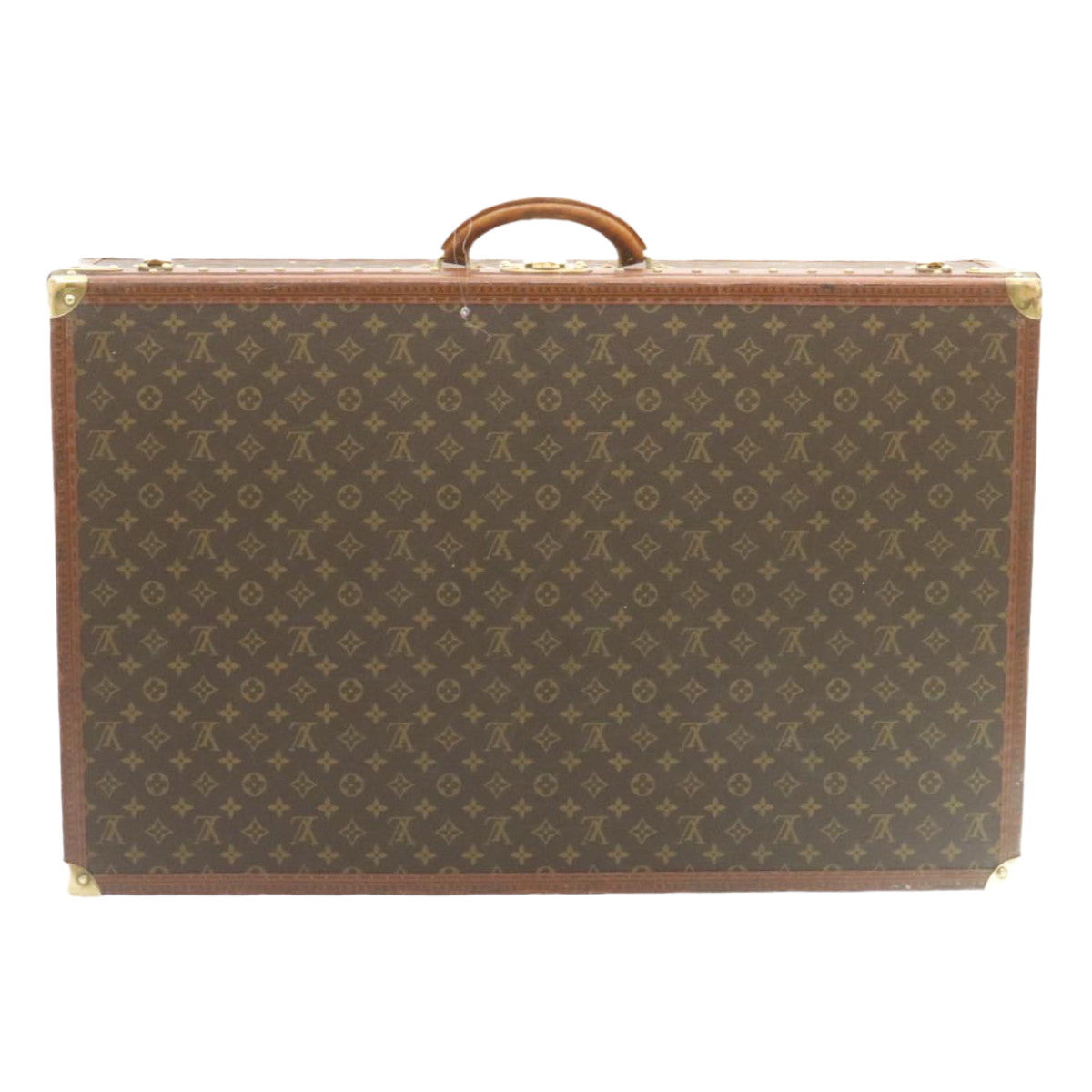 Louis Vuitton Alzer Brown Canvas Travel Bag ()