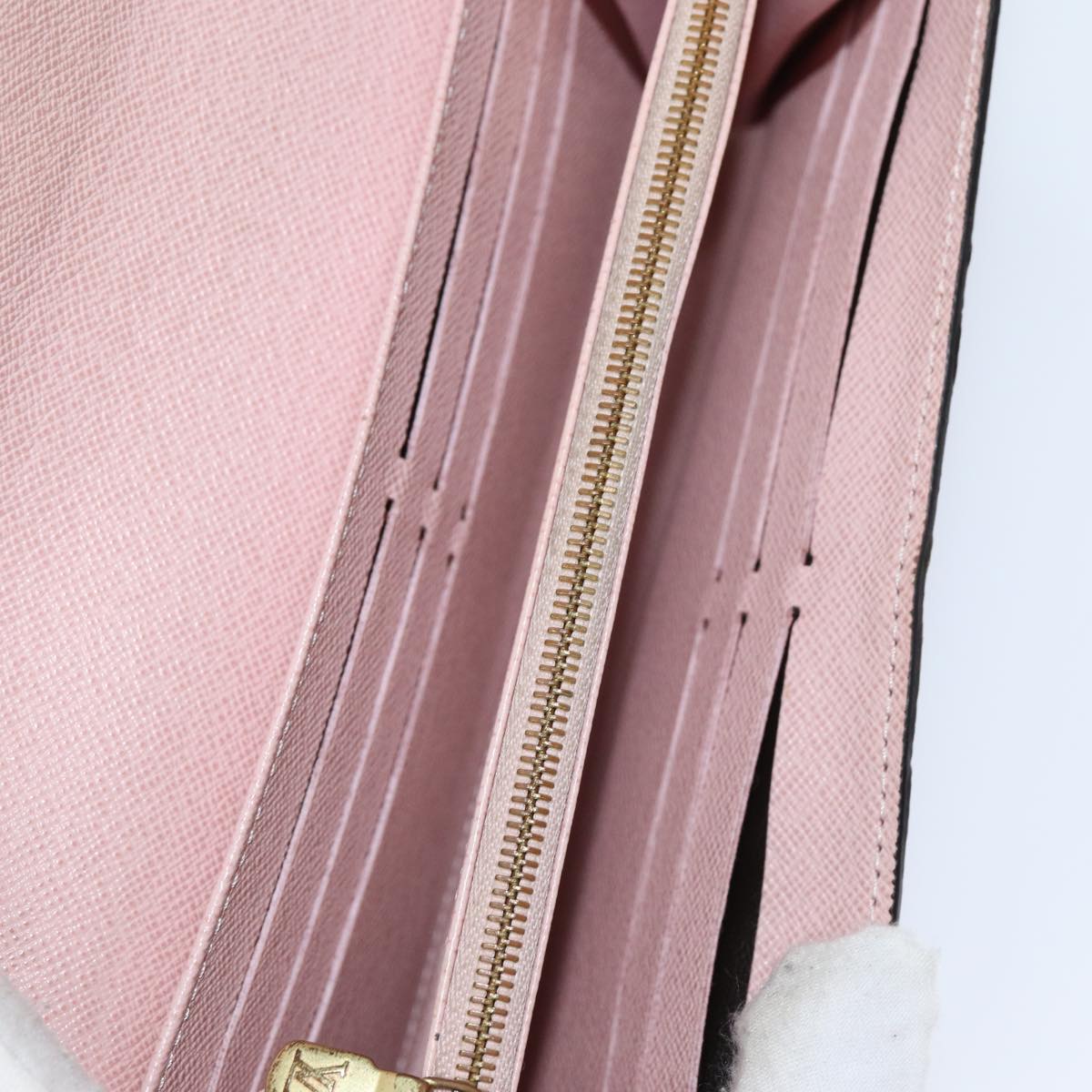 Louis Vuitton Portefeuille Sarah Brown Canvas Wallet