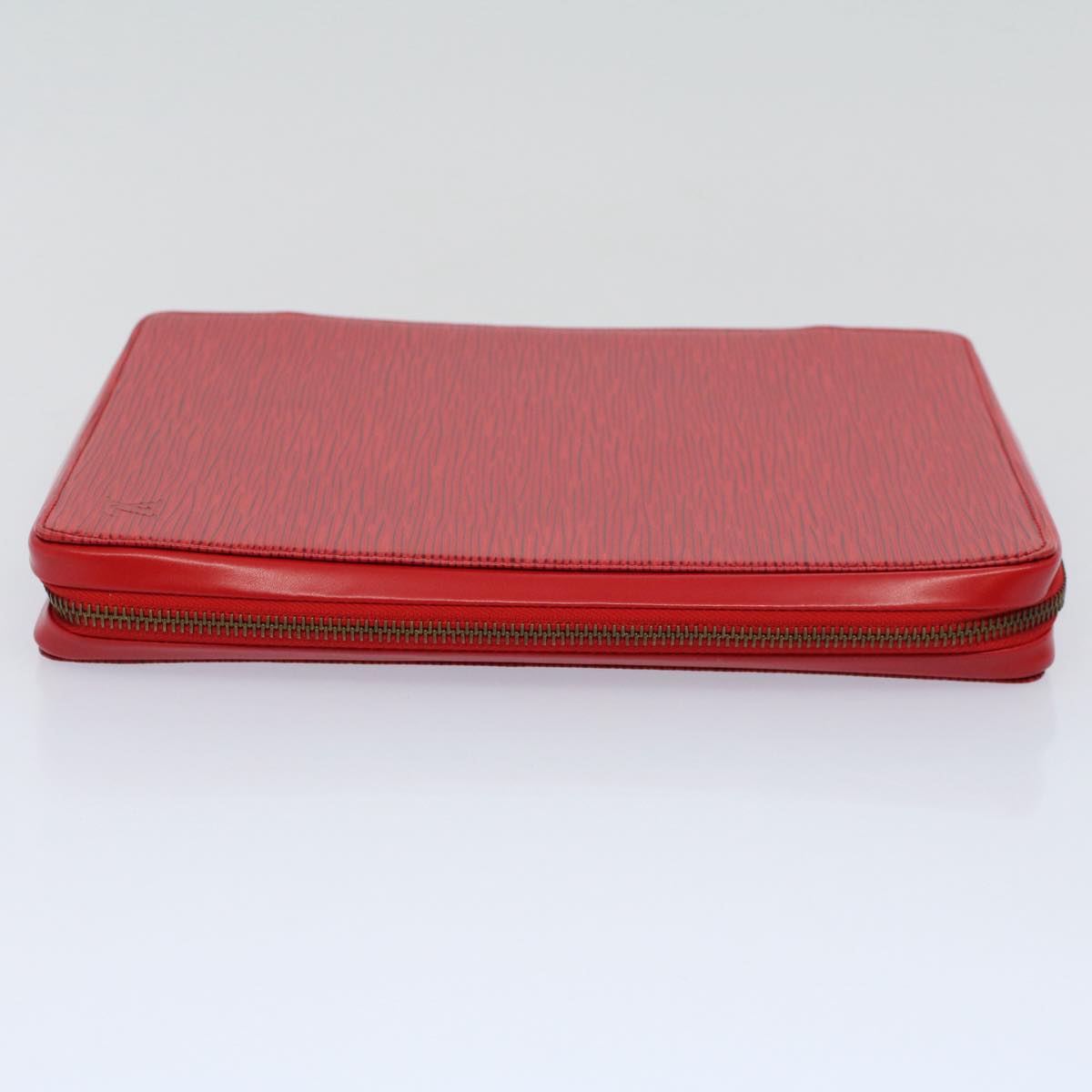Louis Vuitton Agenda Cover Red Leather Wallet
