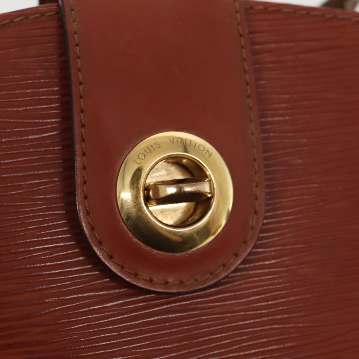 Louis Vuitton Cluny Brown Leather Shoulder Bag