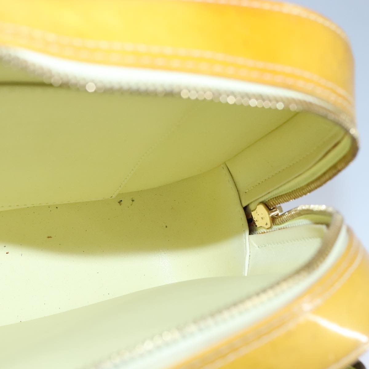 Louis Vuitton Murray Yellow Patent Leather Backpack Bag