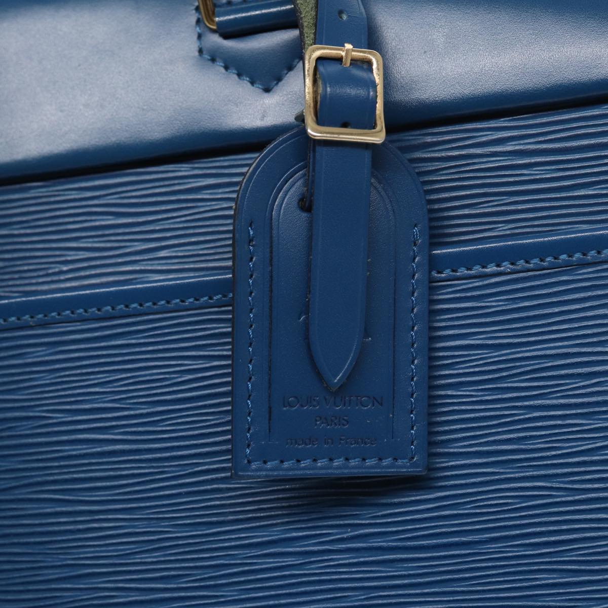 Louis Vuitton Riviera Blue Leather Handbag