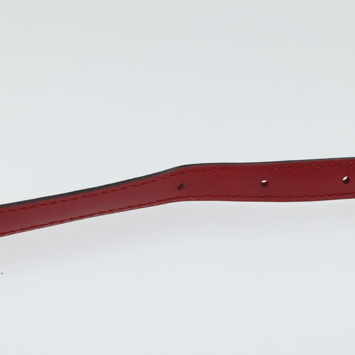 Louis Vuitton Shoulder Strap Red Leather Bag Jewelry
