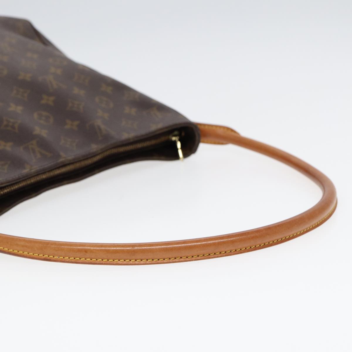 Louis Vuitton Looping Gm Brown Canvas Shoulder Bag