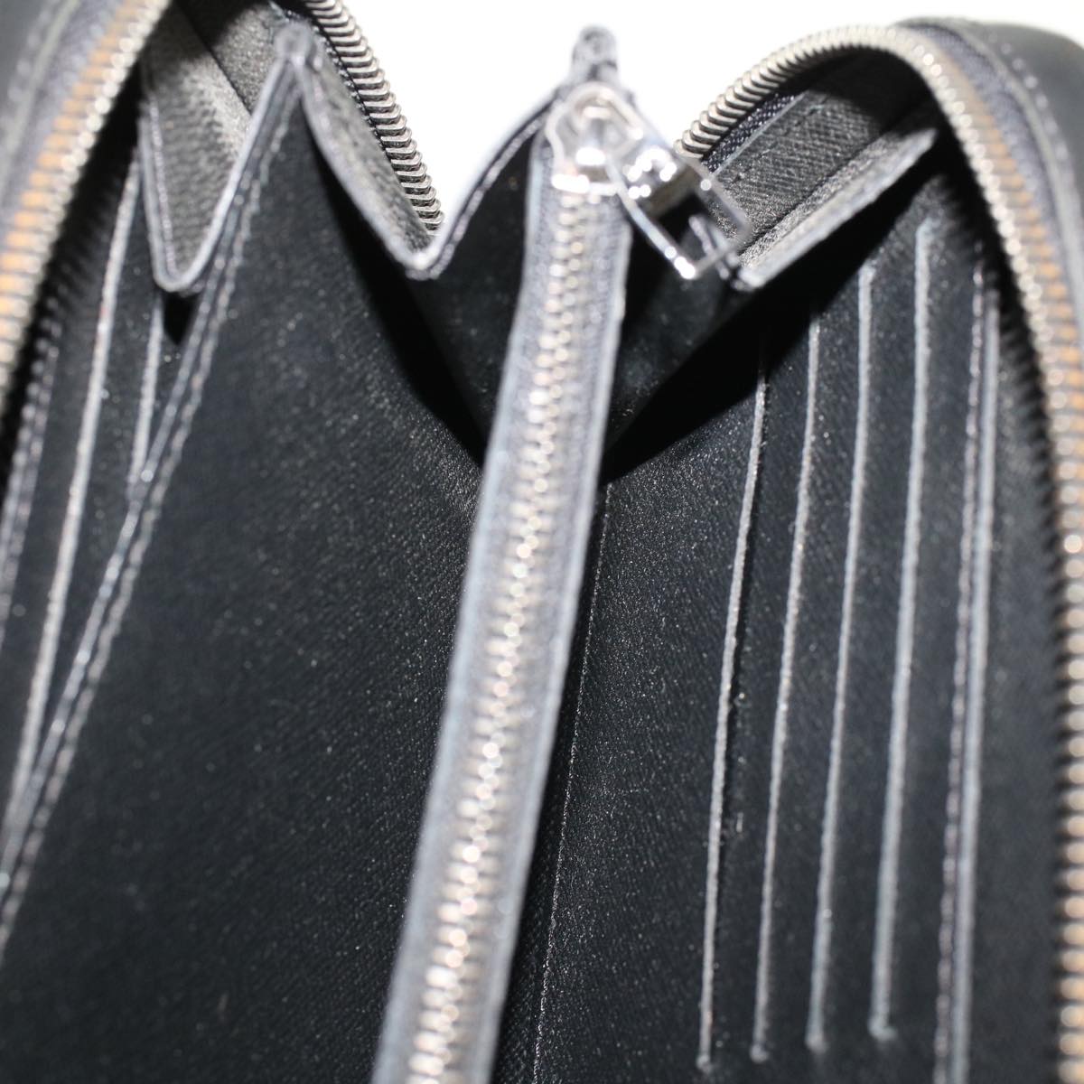 Louis Vuitton Zippy Xl Black Canvas Wallet