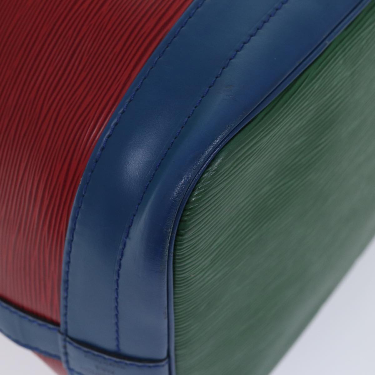 Louis Vuitton Noe Tricolore Red Leather Shoulder Bag