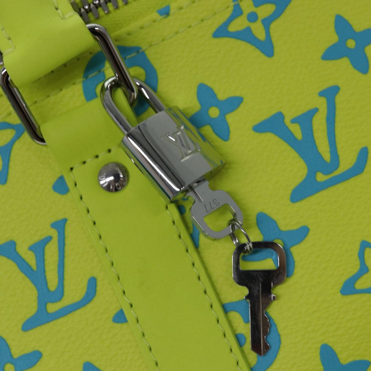 Louis Vuitton Keepall Bandouliere 50 Yellow Canvas Travel Bag