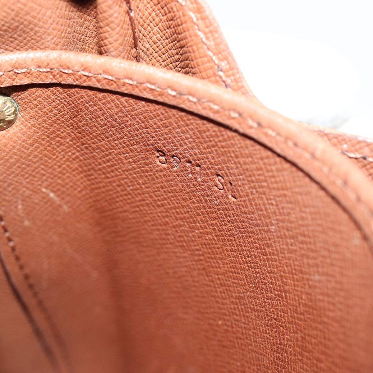 Louis Vuitton Cartouchiere Brown Canvas Shoulder Bag
