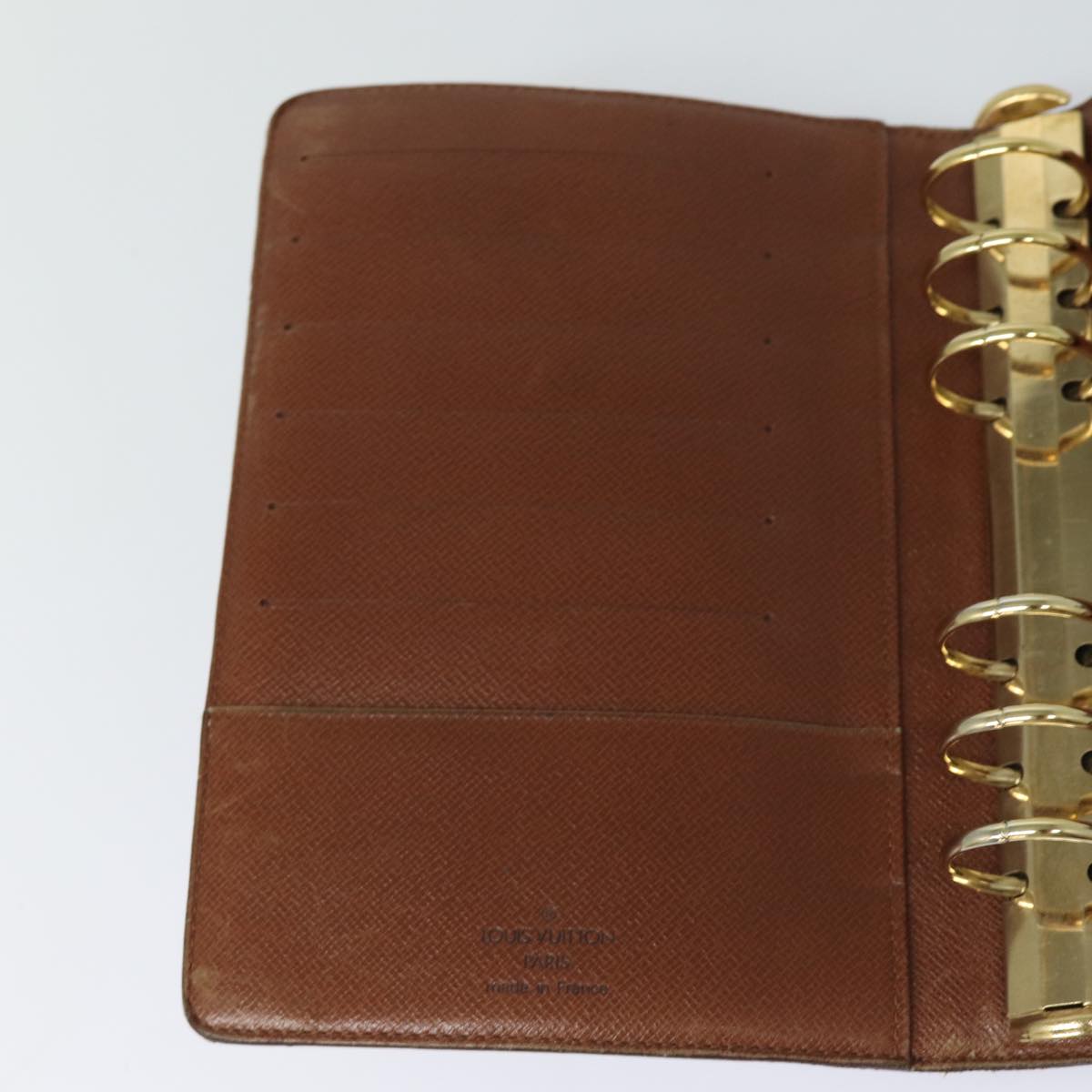 Louis Vuitton Agenda Cover Brown Canvas Wallet