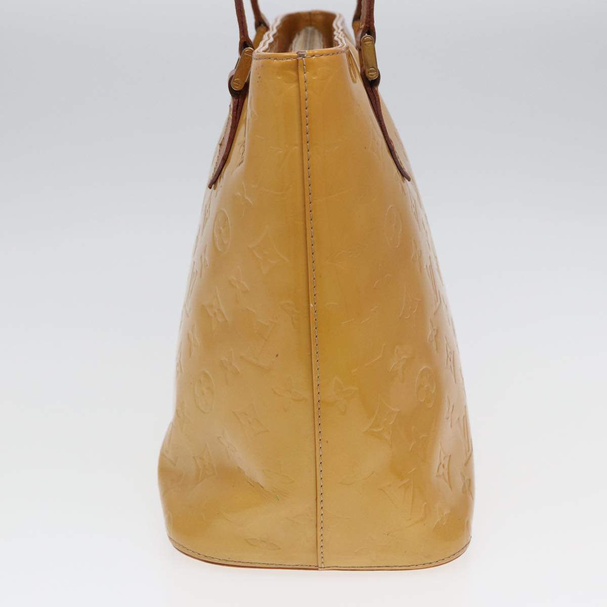 Louis Vuitton Houston Beige Patent Leather Shoulder Bag