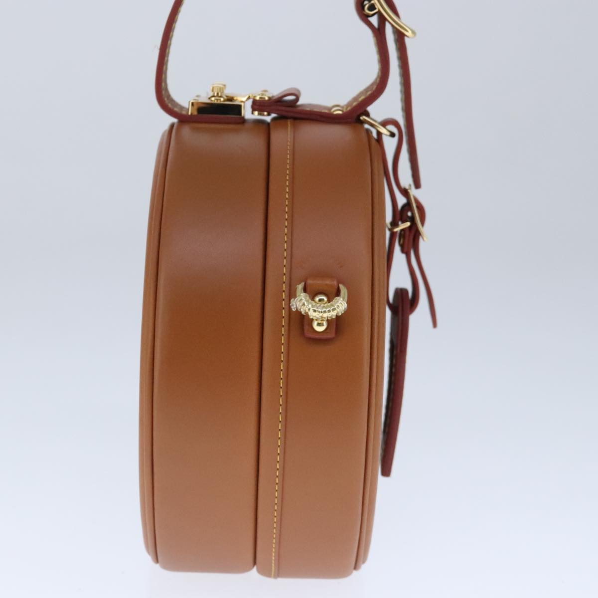Louis Vuitton Petite Boite Chapeau Brown Leather Shoulder Bag
