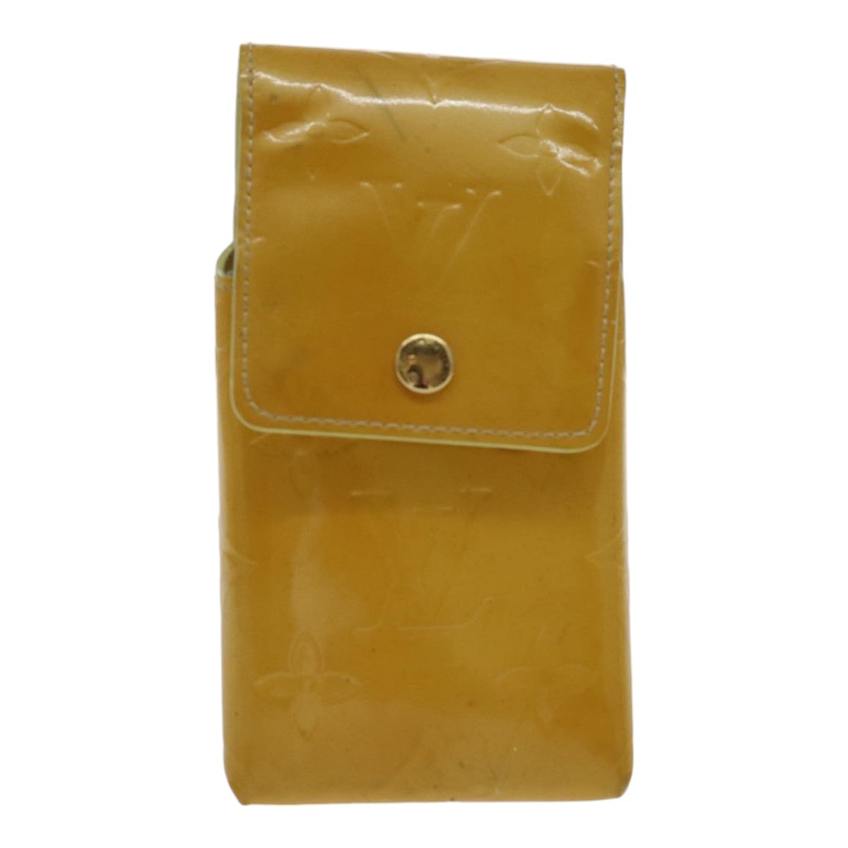 Louis Vuitton Walker Yellow Patent Leather Wallet