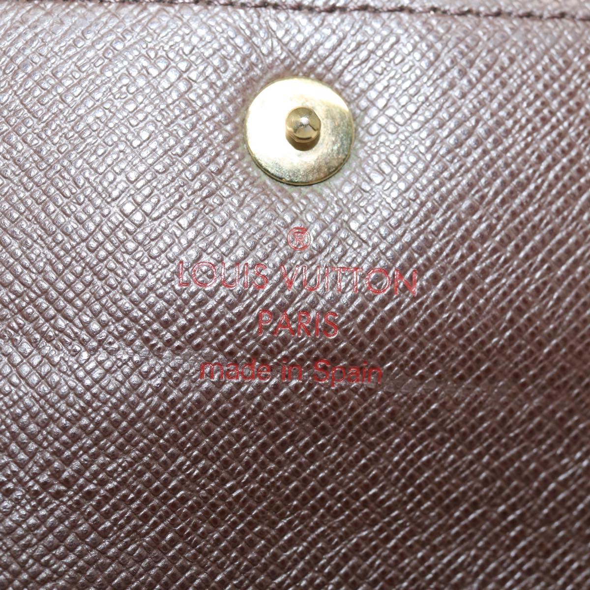 Louis Vuitton Alexandra Brown Canvas Wallet